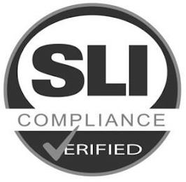 SLI COMPLIANCE VERIFIED trademark