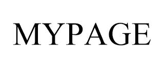 MYPAGE trademark