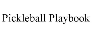 PICKLEBALL PLAYBOOK trademark