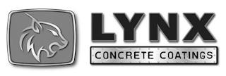 LYNX CONCRETE COATINGS trademark