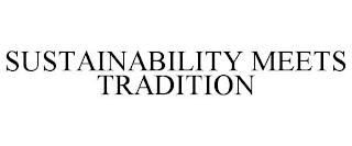 SUSTAINABILITY MEETS TRADITION trademark