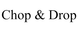 CHOP & DROP trademark