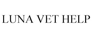 LUNA VET HELP trademark