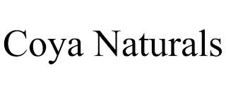 COYA NATURALS trademark