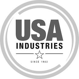 USA INDUSTRIES SINCE 1982 trademark