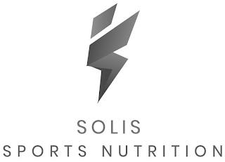 SOLIS SPORTS NUTRITION trademark