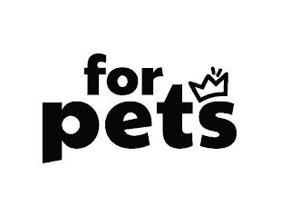 FOR PETS trademark