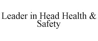 LEADER IN HEAD HEALTH & SAFETY trademark