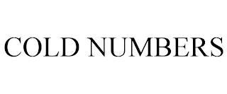 COLD NUMBERS trademark