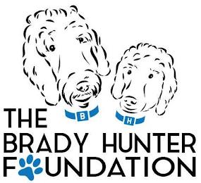 THE BRADY HUNTER FOUNDATION BH trademark