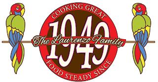 THE LAURENZOS FAMILY COOKING GREAT FOOD STEADY SINCE 1949 trademark