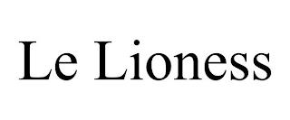 LE LIONESS trademark