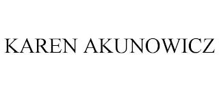 KAREN AKUNOWICZ trademark