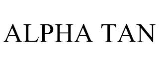 ALPHA TAN trademark