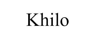 KHILO trademark