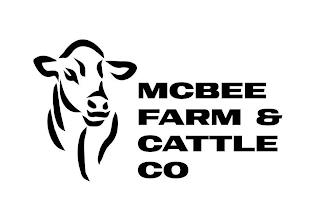 MCBEE FARM & CATTLE CO trademark