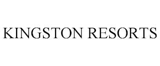 KINGSTON RESORTS trademark