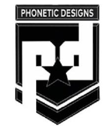 PHONETIC DESIGNS PD trademark