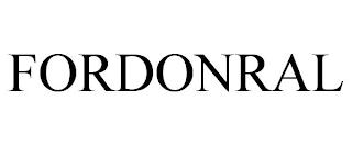 FORDONRAL trademark