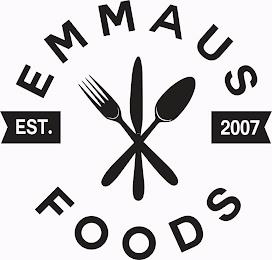 EMMAUS FOODS EST. 2007 trademark