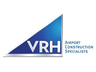 THE LETTERS VRH AND THE WORDS AIRPORT CONSTRUCTION SPECIALISTS trademark