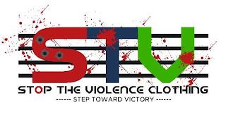 STV STOP THE VIOLENCE CLOTHING ------STEP TOWARD VICTORY------ trademark