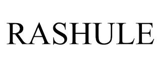 RASHULE trademark