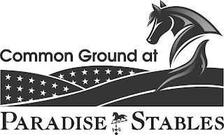 COMMON GROUND AT PARADISE STABLES trademark