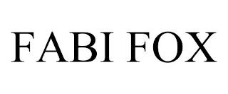 FABI FOX trademark