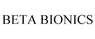 BETA BIONICS trademark