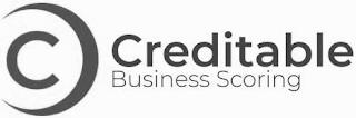 C CREDITABLE BUSINESS SCORING trademark