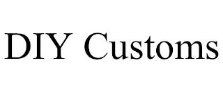 DIY CUSTOMS trademark