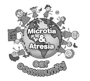 ABC 123 MICROTIA & ATRESIA EAR COMMUNITY trademark