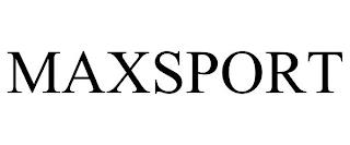 MAXSPORT trademark