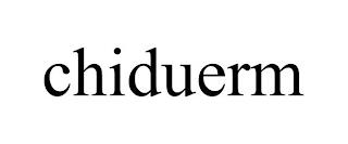 CHIDUERM trademark