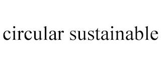 CIRCULAR SUSTAINABLE trademark