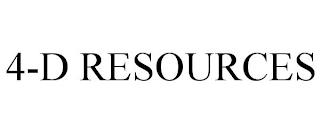 4-D RESOURCES trademark