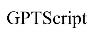 GPTSCRIPT trademark