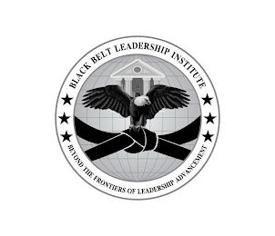 BLACK BELT LEADERSHIP INSTITUTE BEYOND THE FRONTIERS OF LEADERSHIP ADVANCEMENT trademark