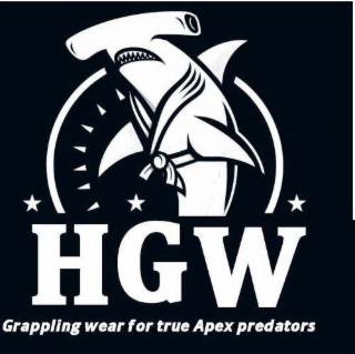 HGW GRAPPLING WEAR FOR TRUE APEX PREDATORS trademark