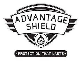 ADVANTAGE SHIELD AS PROTECTION THAT LASTS trademark