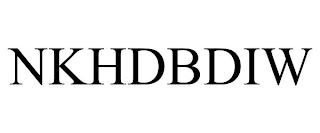 NKHDBDIW trademark