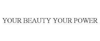 YOUR BEAUTY YOUR POWER trademark