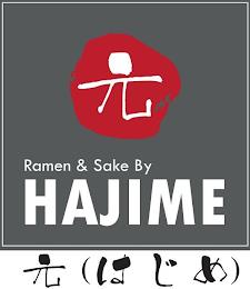 RAMEN & SAKE BY HAJIME trademark