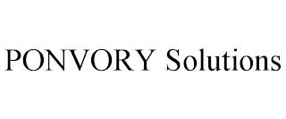 PONVORY SOLUTIONS trademark