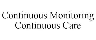 CONTINUOUS MONITORING CONTINUOUS CARE trademark