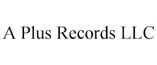 A PLUS RECORDS LLC trademark