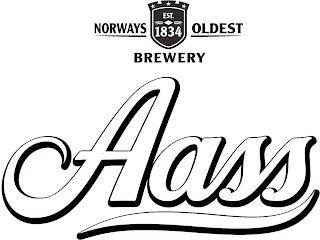 NORWAYS OLDEST BREWERY AASS EST. 1834 trademark