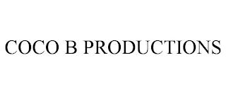 COCO B PRODUCTIONS trademark