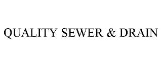 QUALITY SEWER & DRAIN trademark